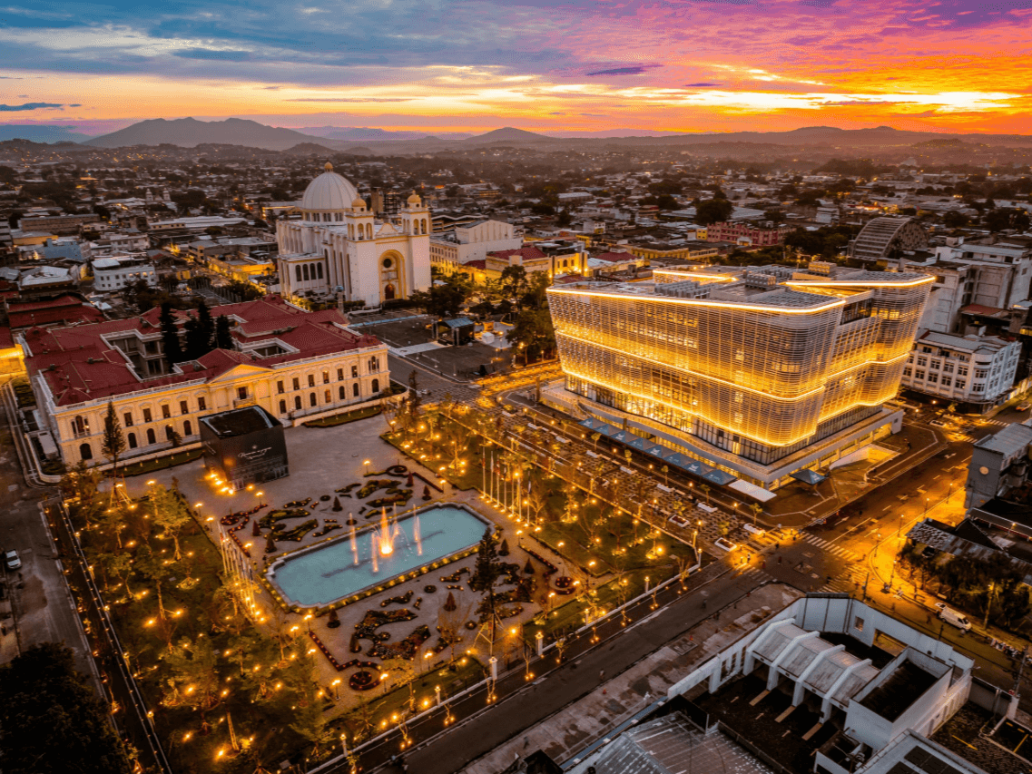  Imagen desde el cielo de del Centro Historico